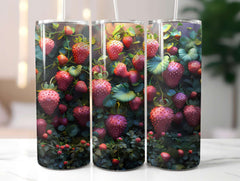 Strawberry 5 Tumbler Wrap - CraftNest - Digital Crafting and Art