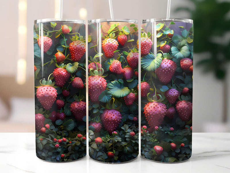 Strawberry 5 Tumbler Wrap - CraftNest - Digital Crafting and Art