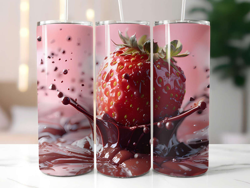 Strawberry 5 Tumbler Wrap - CraftNest - Digital Crafting and Art