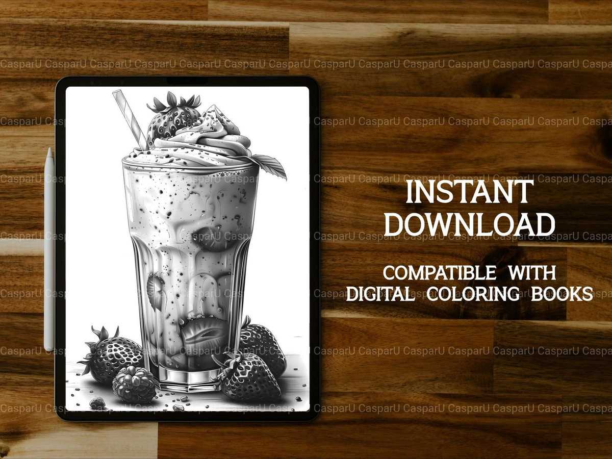 Strawberry Coloring Books - CraftNest - Digital Crafting and Art