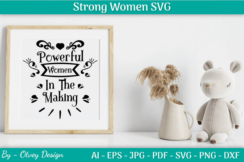 Strong Woman SVG Bundle - CraftNest - Digital Crafting and Art
