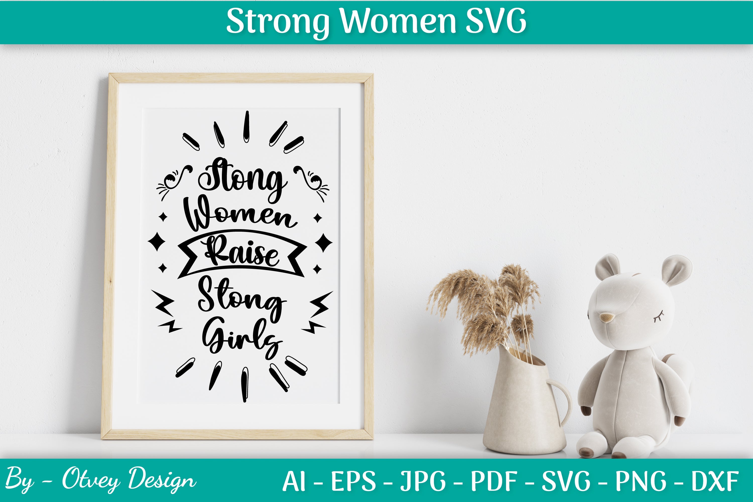 Strong Woman SVG Bundle