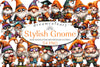 Stylish Gnome Clipart Bundle