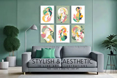 Stylish and Aesthetic - Wall Art - CraftNest - Digital Crafting and Art