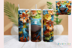 3D Frog Tumbler Wrap Bundle - CraftNest - Digital Crafting and Art