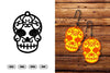 Sugar Skull Earring SVG Bundle