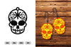 Sugar Skull Earring SVG Bundle