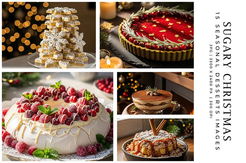 Sugary Christmas - Stock Images - CraftNest - Digital Crafting and Art