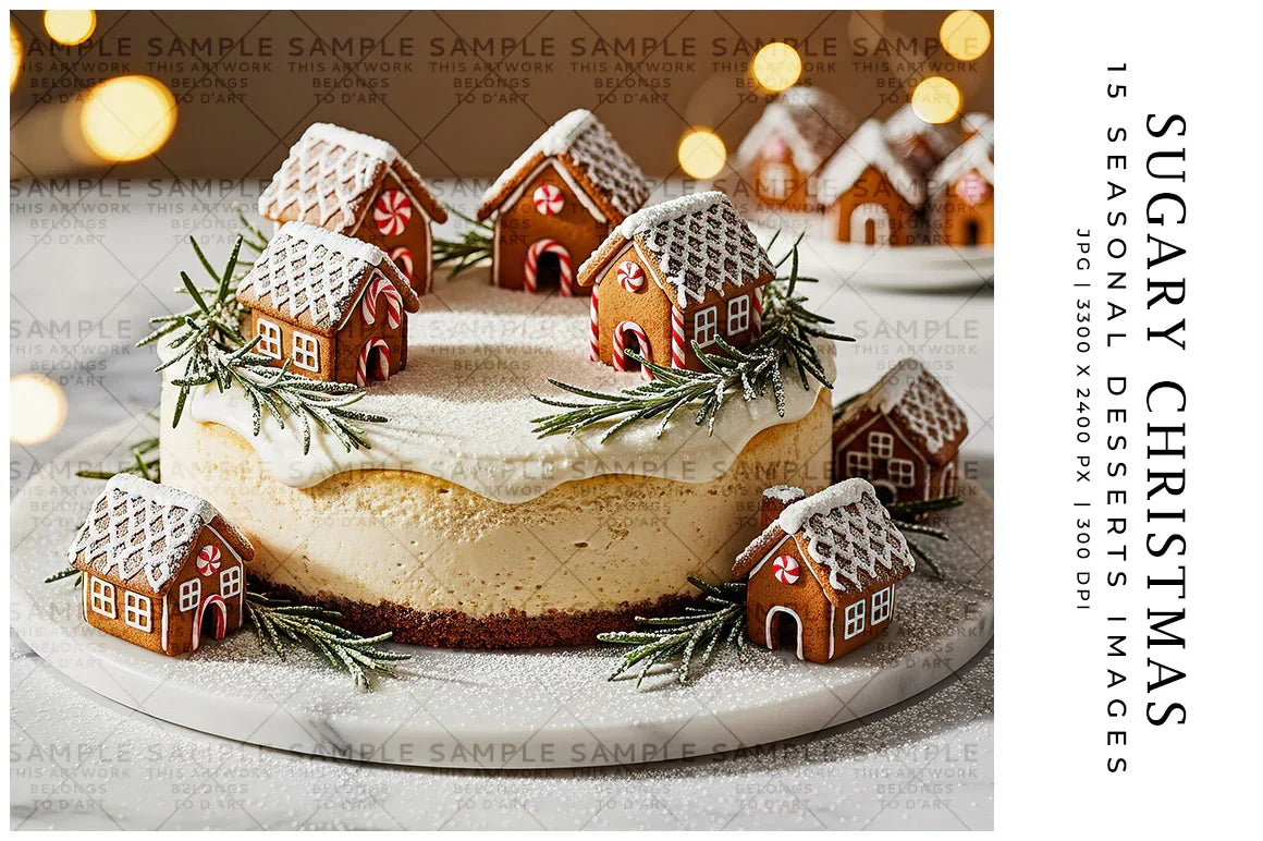 Sugary Christmas - Stock Images - CraftNest - Digital Crafting and Art