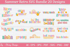 Summer Retro SVG Bundle - CraftNest - Digital Crafting and Art