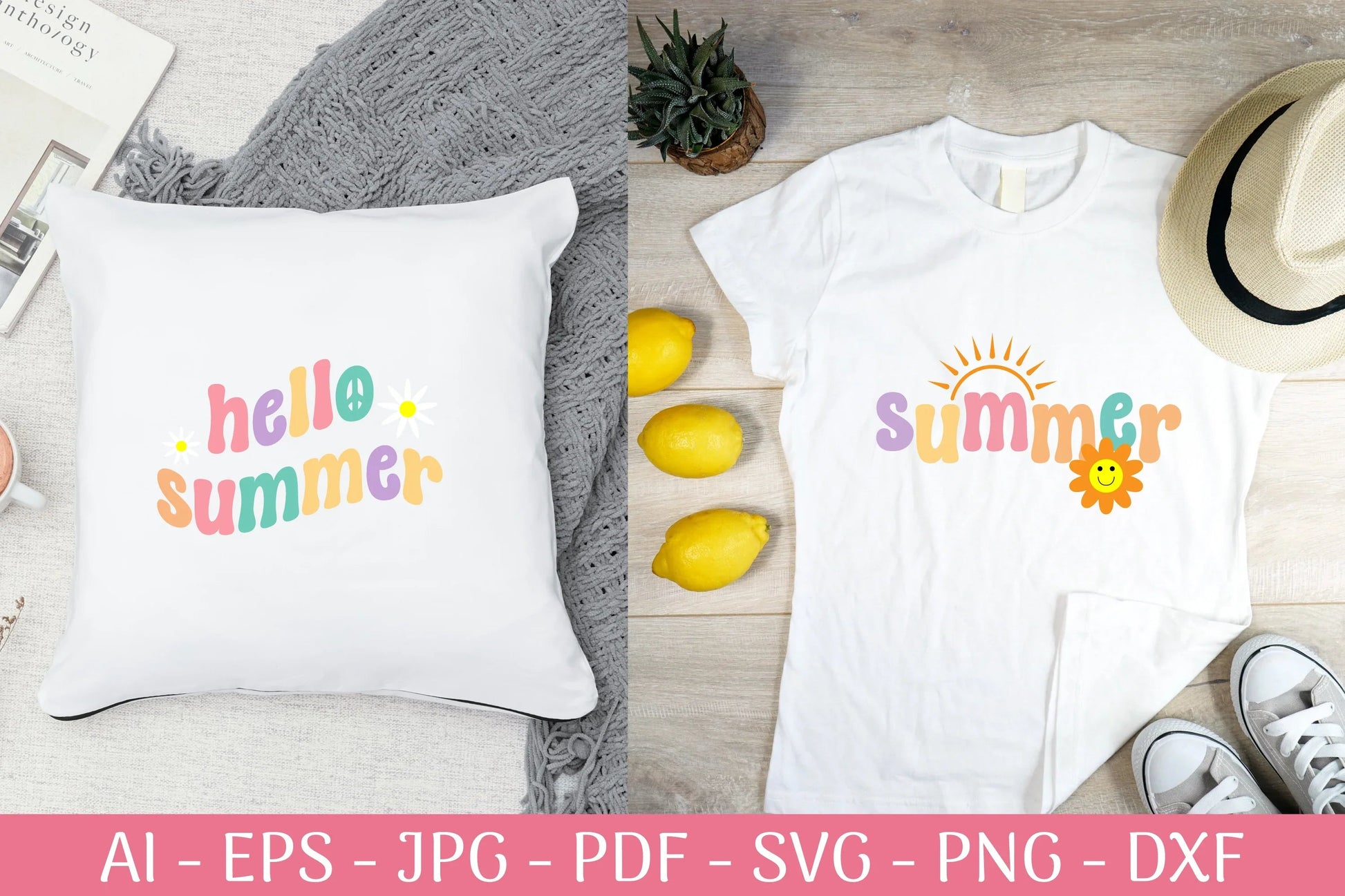 Summer Retro SVG Bundle - CraftNest - Digital Crafting and Art