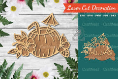 Summer Drink Laser Cut Decoration Clipart Bundle - CraftNest - Digital Crafting and Art