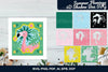 Summer Flamingo 3D Shadow Box SVG Bundle