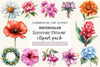 Summer Flower Clipart Bundle 3