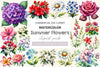 Summer Flowers Clipart Bundle 2