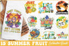 Summer Fruit Clipart Bundle