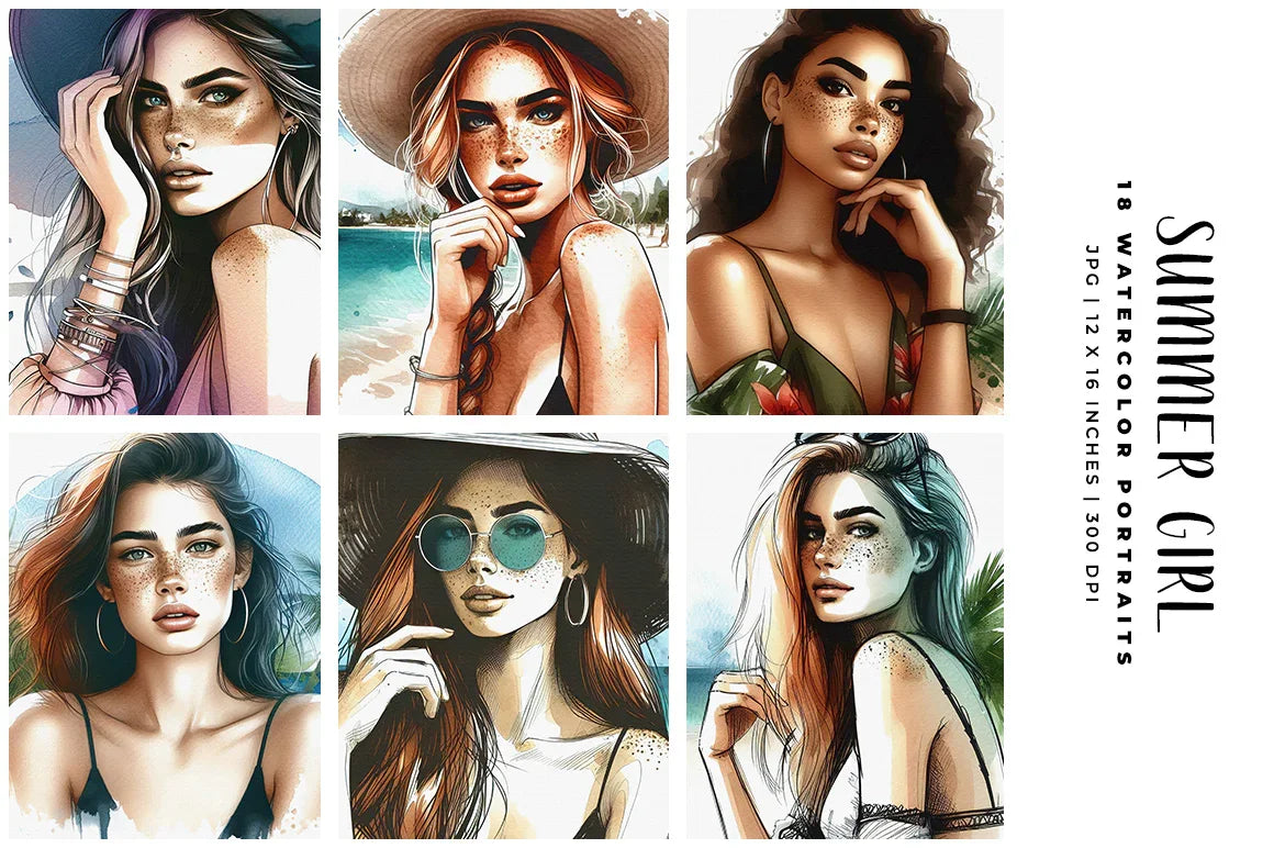 Summer Girl - Women - CraftNest - Digital Crafting and Art