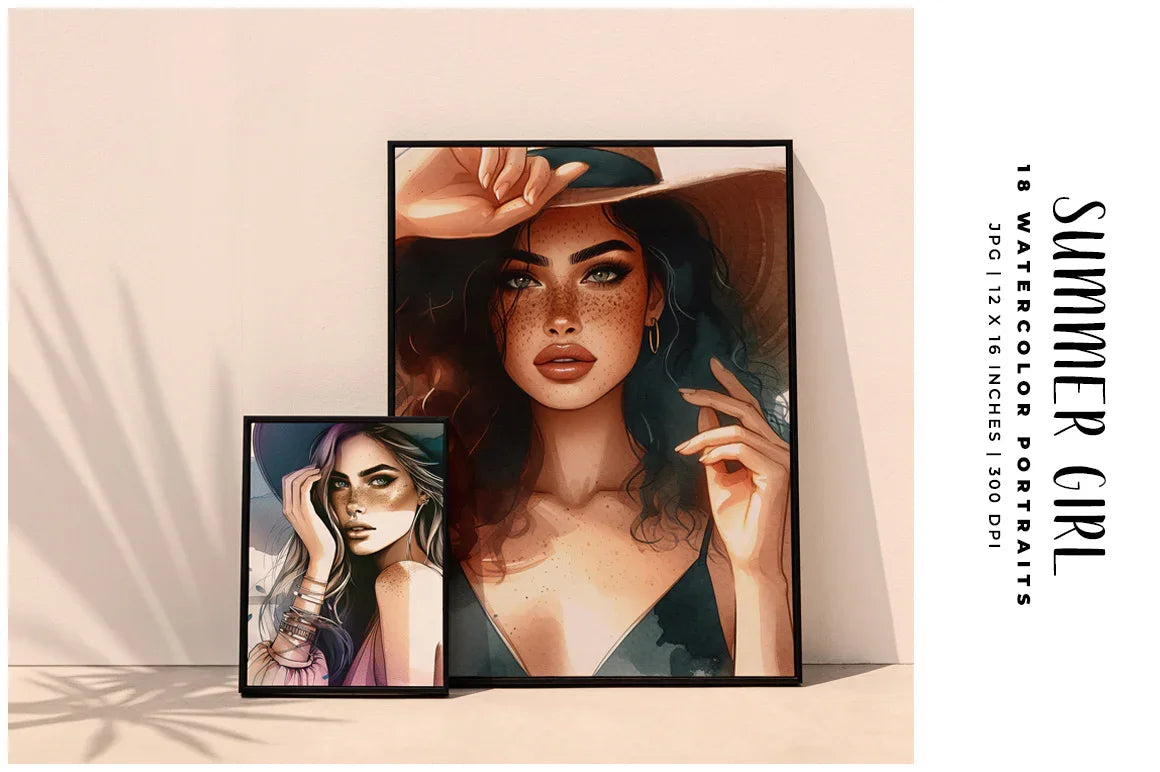 Summer Girl - Women - CraftNest - Digital Crafting and Art