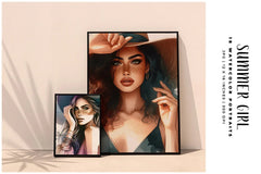 Summer Girl - Women - CraftNest - Digital Crafting and Art
