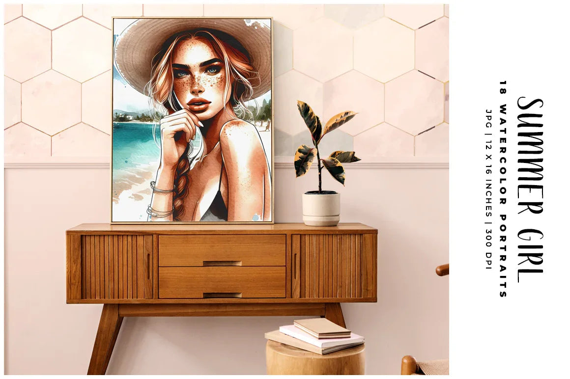 Summer Girl - Women - CraftNest - Digital Crafting and Art