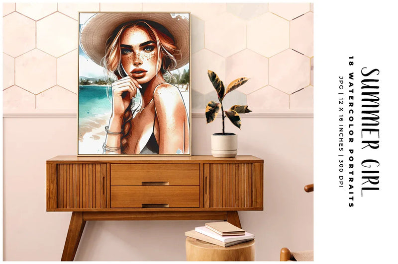 Summer Girl - Women - CraftNest - Digital Crafting and Art