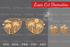 Summer Glasses Laser Cut Decoration Clipart Bundle