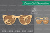 Summer Glasses Laser Cut Decoration Clipart Bundle