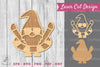 Summer Gnome Laser Cut Decoration Clipart Bundle