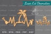 Summer Heartbeat Laser Cut Decoration Clipart Bundle