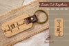 Summer Heartbeat Laser Cut Keychain SVG Bundle