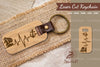 Summer Heartbeat Laser Cut Keychain SVG Bundle