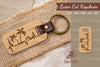 Summer Heartbeat Laser Cut Keychain SVG Bundle