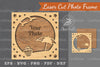 Summer Laser Cut Photo Frame Clipart Bundle