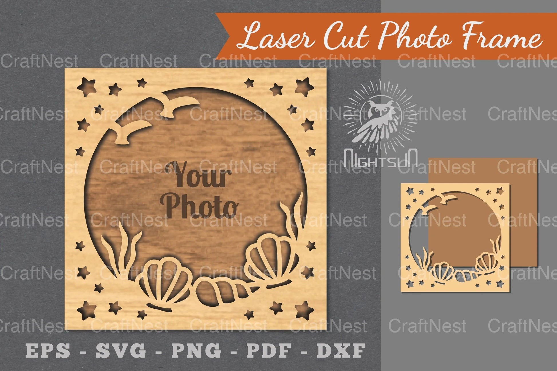 Summer Laser Cut Photo Frame Clipart Bundle - CraftNest - Digital Crafting and Art