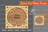 Summer Laser Cut Photo Frame Clipart Bundle