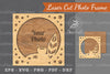 Summer Laser Cut Photo Frame Clipart Bundle
