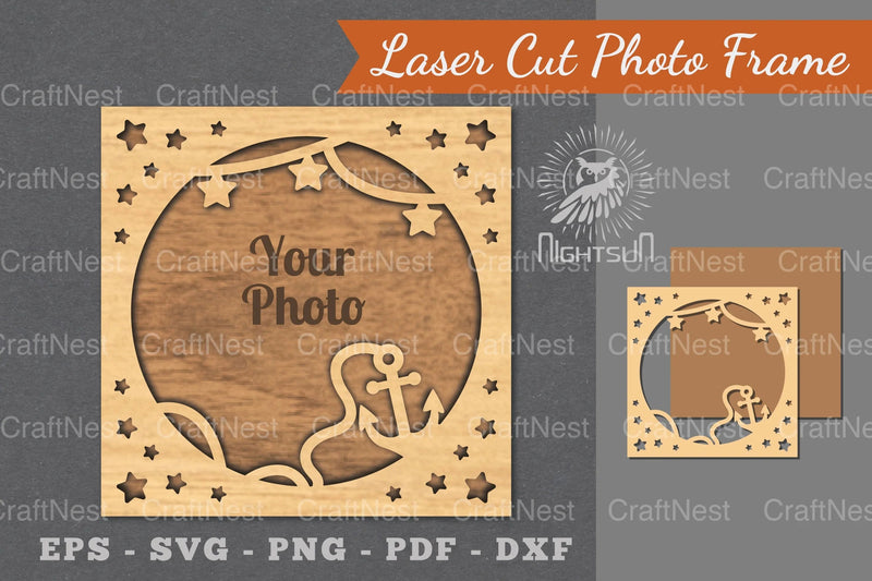 Summer Laser Cut Photo Frame Clipart Bundle - CraftNest - Digital Crafting and Art