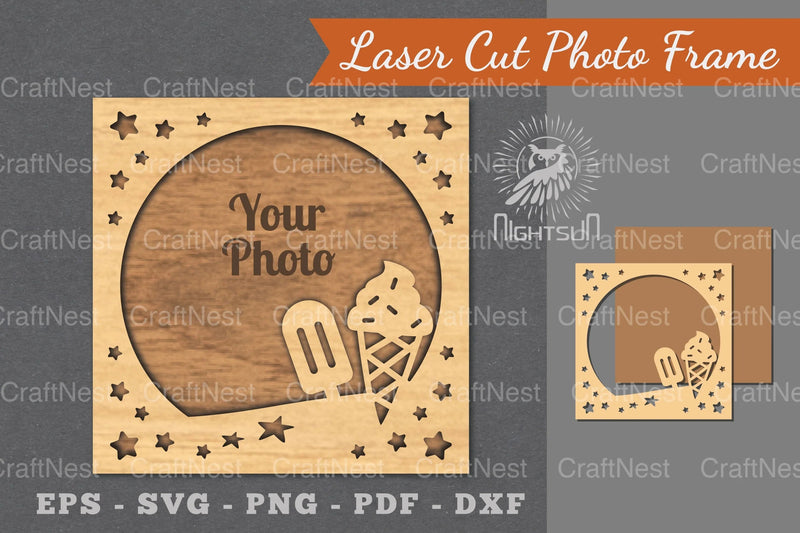 Summer Laser Cut Photo Frame Clipart Bundle - CraftNest - Digital Crafting and Art