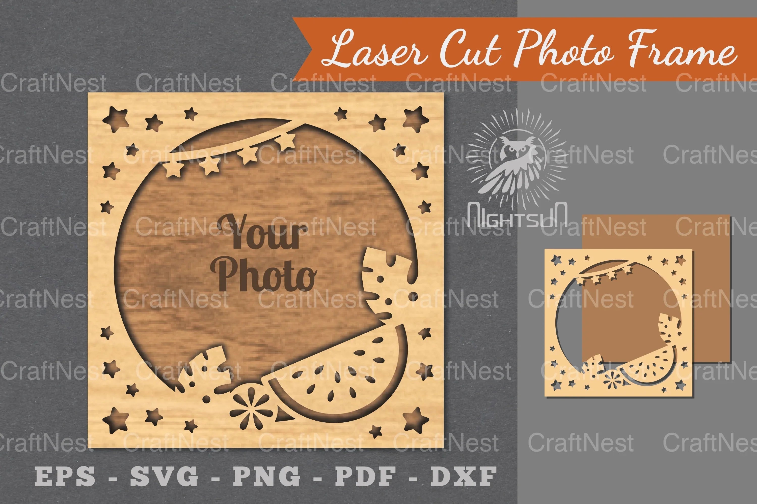 Summer Laser Cut Photo Frame Clipart Bundle - CraftNest - Digital Crafting and Art