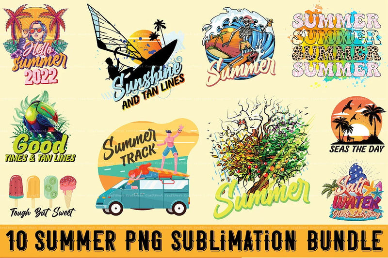 Summer Clipart Bundle 5 - CraftNest - Digital Crafting and Art
