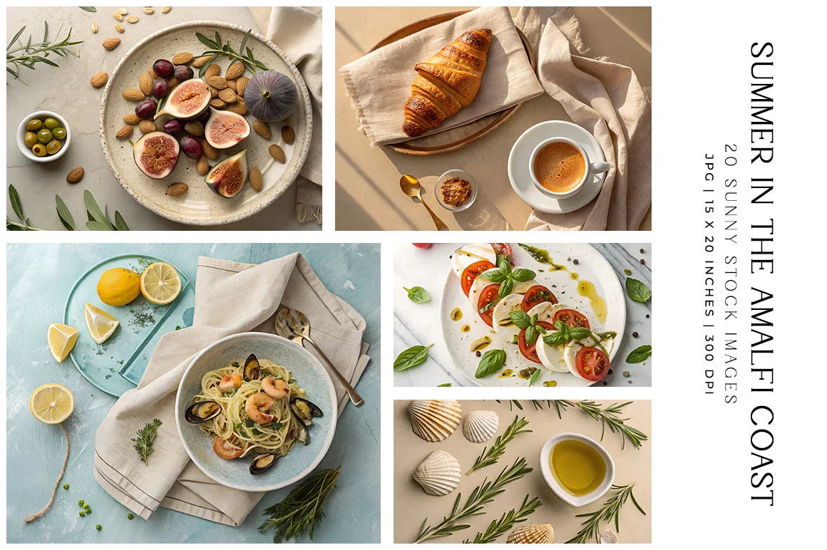 Summer in the Amalfi Coast - Stock Images - CraftNest - Digital Crafting and Art