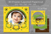 Sunflower 3D Frame SVG Bundle