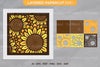 Sunflower 3D Layered Papercut SVG Bundle