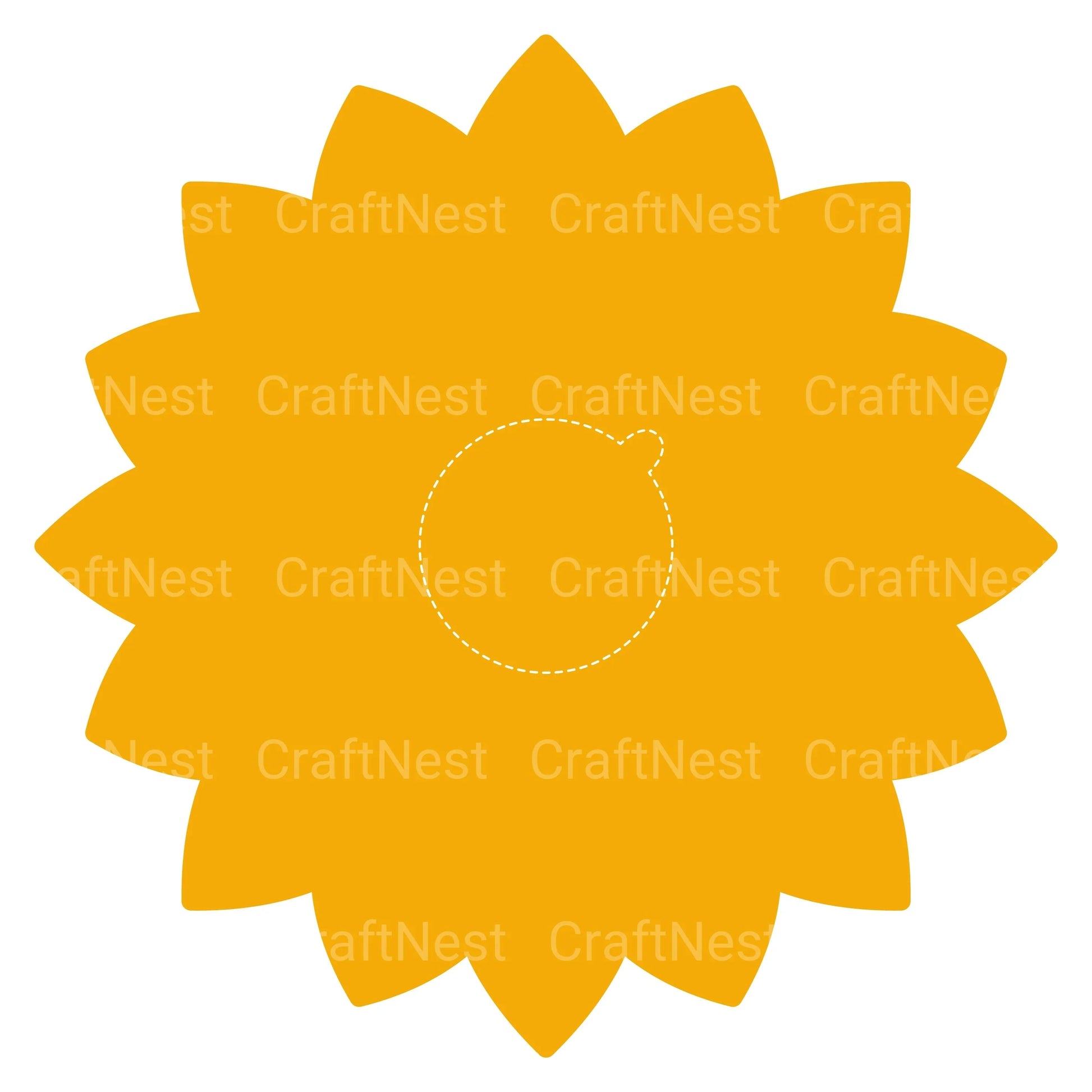 Sunflower Candy Holder SVG Bundle - CraftNest - Digital Crafting and Art