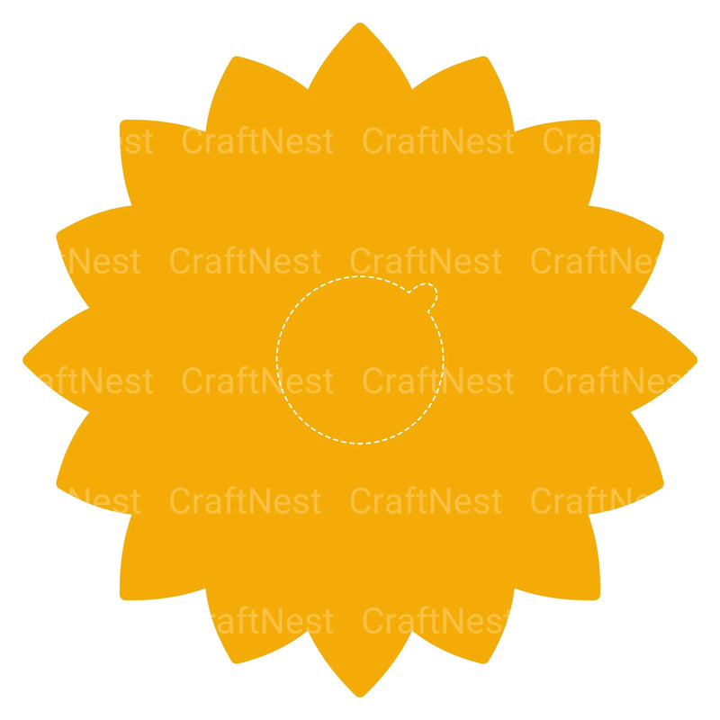 Sunflower Candy Holder SVG Bundle - CraftNest - Digital Crafting and Art