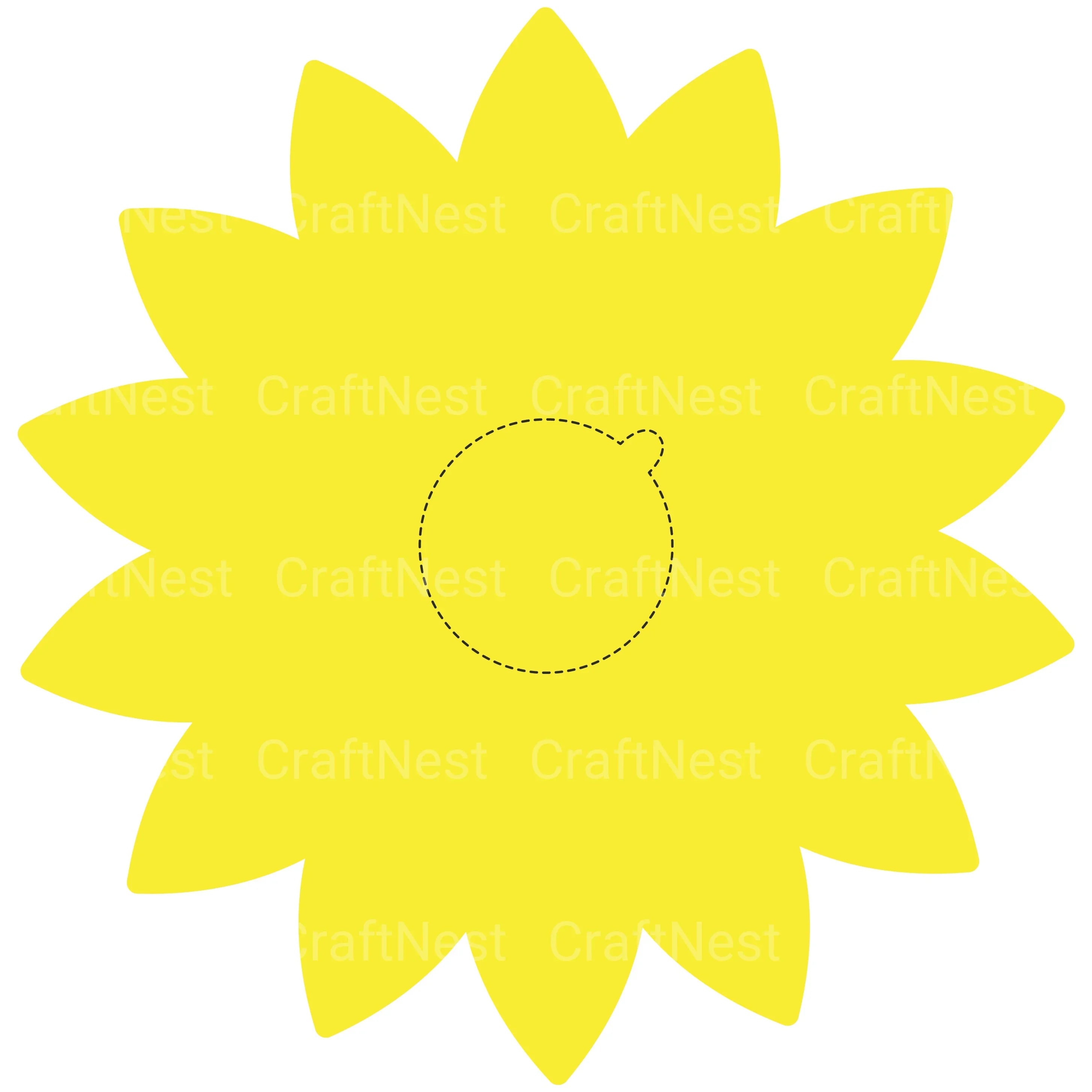Daisy Flower Candy Holder SVG Bundle - CraftNest - Digital Crafting and Art