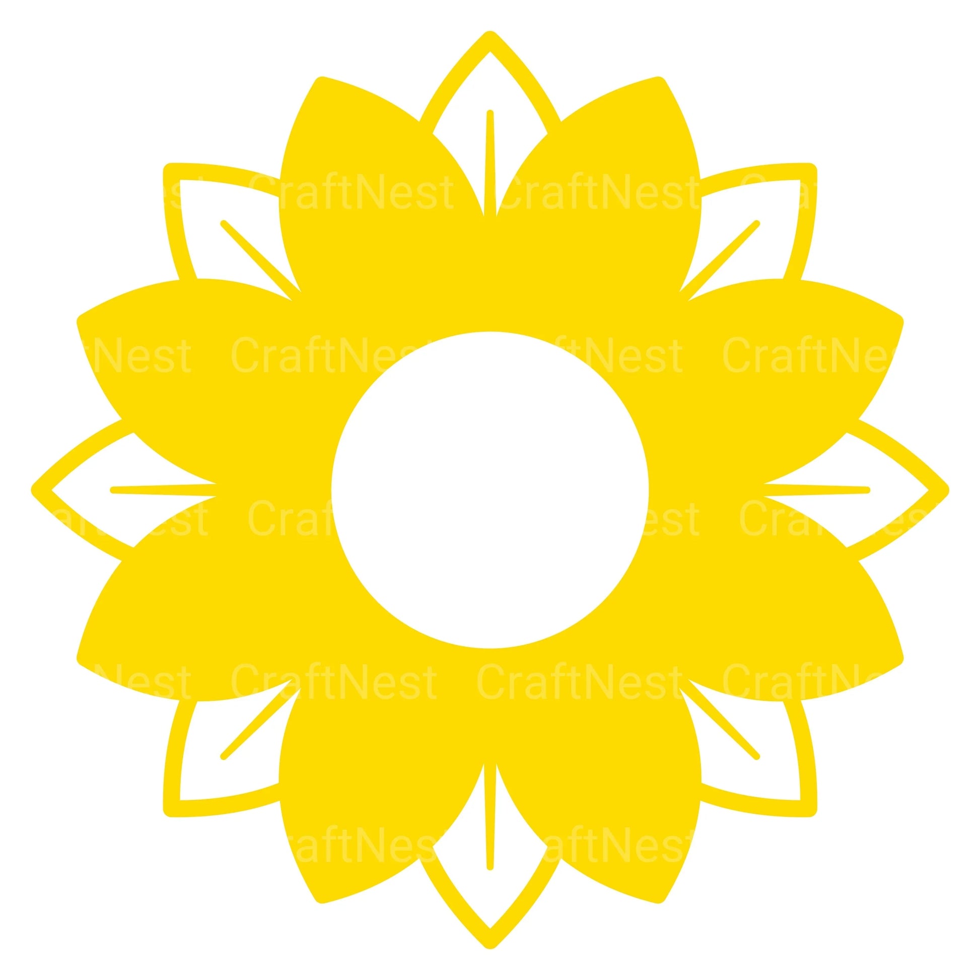 Sunflower Candy Holder SVG Bundle - CraftNest - Digital Crafting and Art