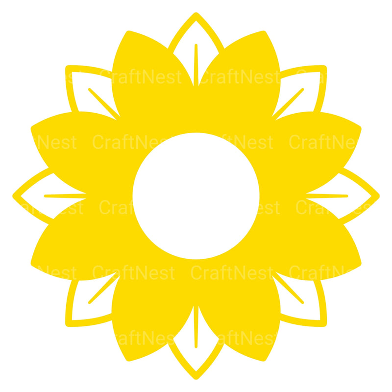 Sunflower Candy Holder SVG Bundle - CraftNest - Digital Crafting and Art