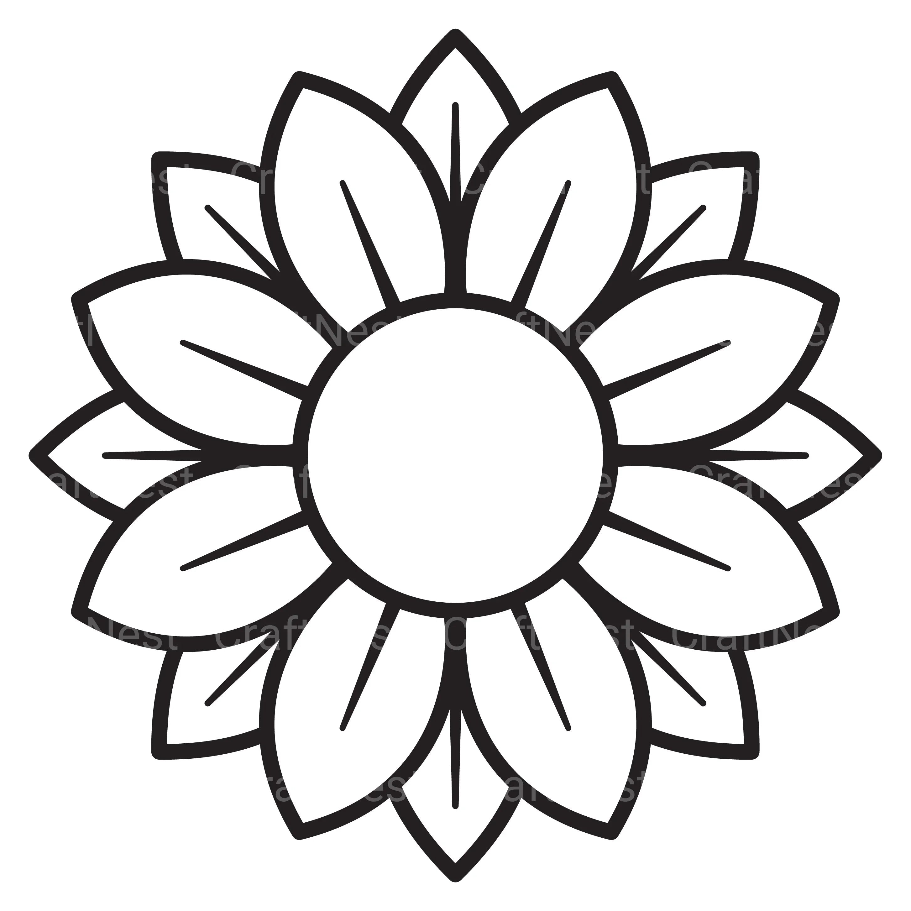 Sunflower Candy Holder SVG Bundle - CraftNest - Digital Crafting and Art