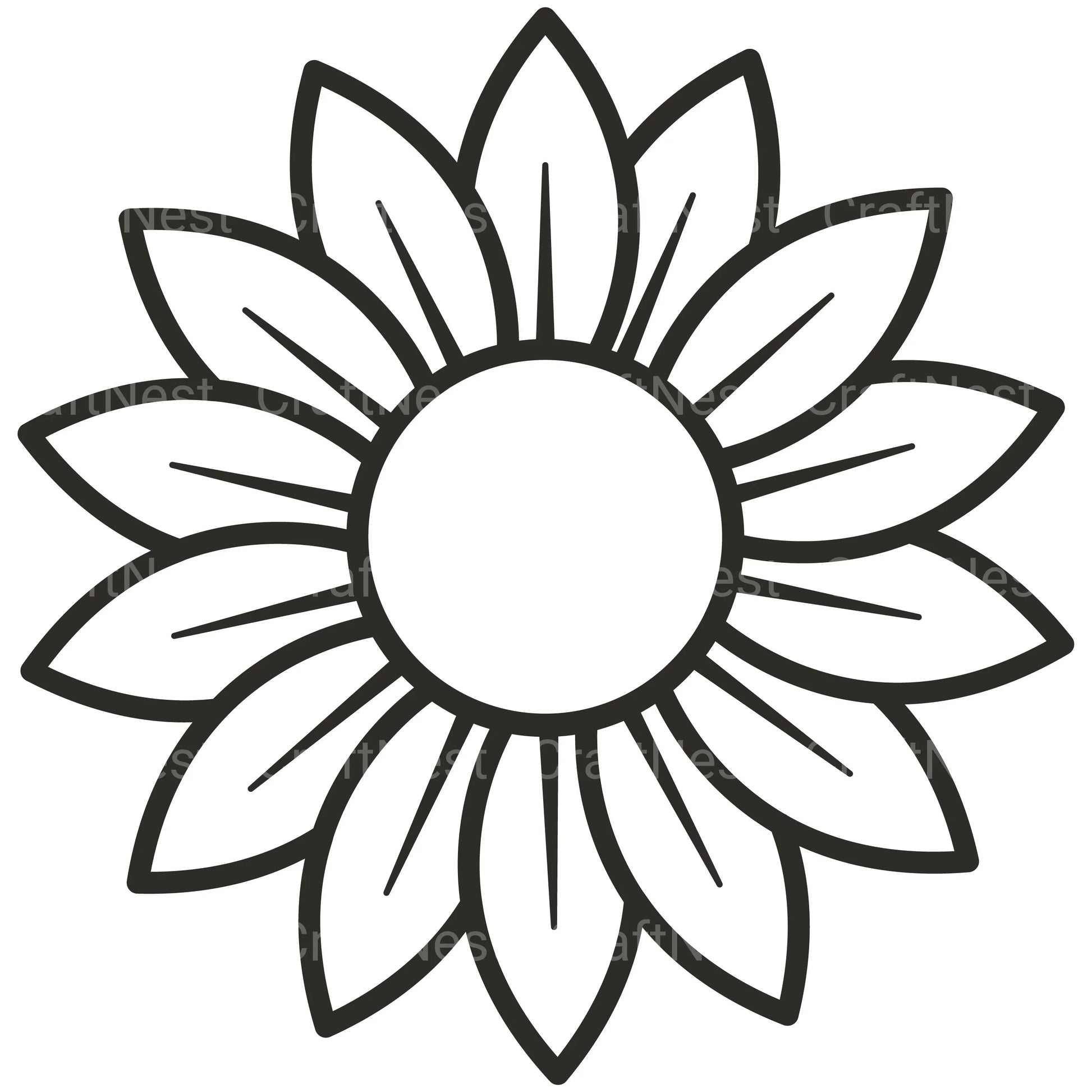 Daisy Flower Candy Holder SVG Bundle - CraftNest - Digital Crafting and Art